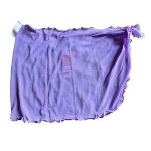 NWT! Juniors' Ninety-Nine° Mini Sarong Mesh Swim Cover Up One Size Fits All